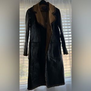 Chanel lamb skin peacoat
